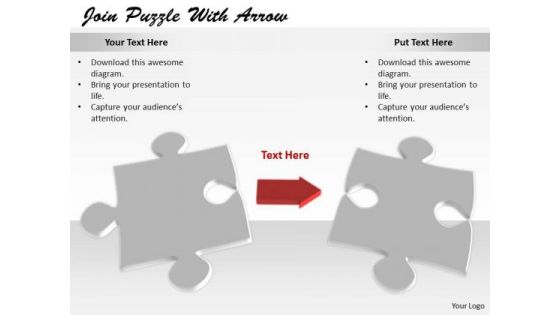 Stock Photo Business Strategy Concepts Join Puzzle With Arrow Icons Stock Photo Business Strategy Concepts Join Puzzle With Arrow Icons