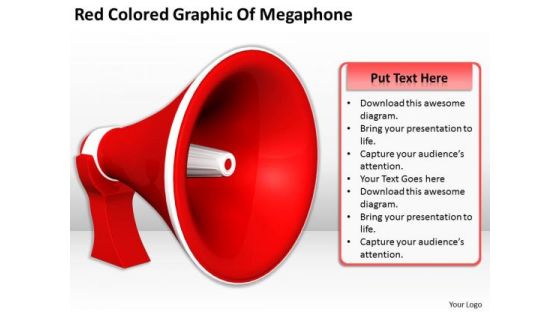 Stock Photo Business Strategy Concepts Red Colored Graphic Of Megaphone Icons Images Stock Photo Business Strategy Concepts Red Colored Graphic Of Megaphone Icons Images