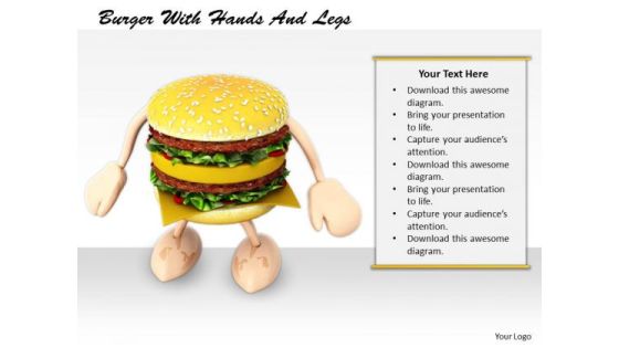 Stock Photo Business Strategy Consultant Burger With Hands Legs Clipart Stock Photo Business Strategy Consultant Burger With Hands Legs Clipart