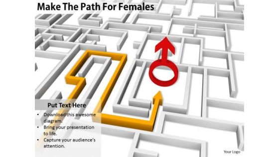 Stock Photo Business Strategy Development Make The Path For Females Photos Stock Photo Business Strategy Development Make The Path For Females Photos