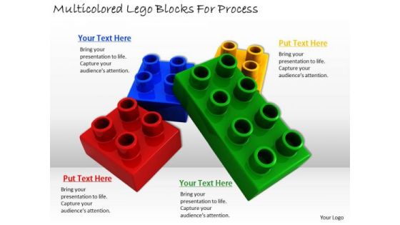 Stock Photo Business Strategy Development Multicolored Lego Blocks For Process Photos