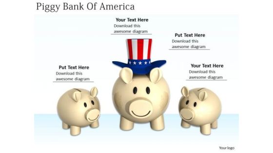 Stock Photo Business Strategy Examples Piggy Bank Of America Success Images Stock Photo Business Strategy Examples Piggy Bank Of America Success Images