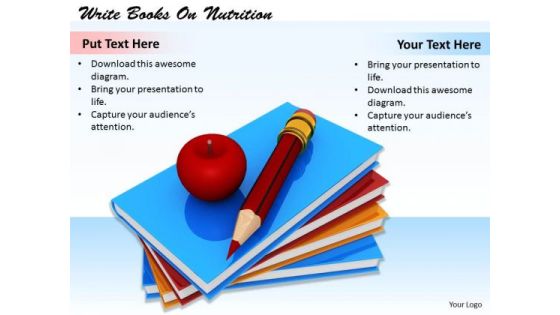Stock Photo Business Strategy Implementation Write Books Nutrition Stock Photo Clipart Images