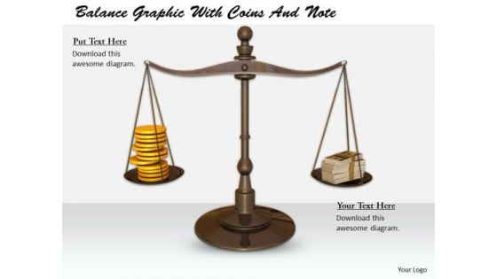 Stock Photo Business Strategy Innovation Balance Graphic With Coins And Note Stock Photos Stock Photo Business Strategy Innovation Balance Graphic With Coins And Note Stock Photos