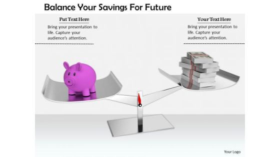 Stock Photo Business Strategy Innovation Balance Your Savings For Future Stock Photos