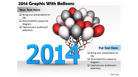 Stock Photo Business Strategy Model 2014 Graphic With Balloons Pictures
