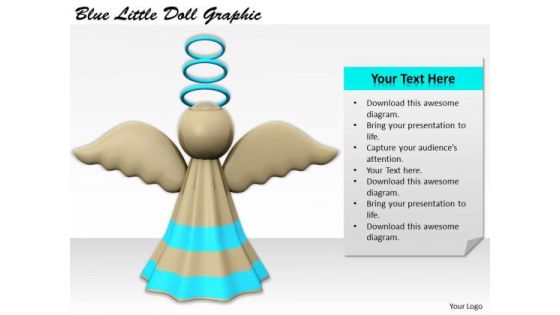 Stock Photo Business Strategy Process Blue Little Doll Graphic Success Images