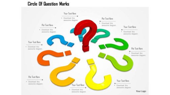 Stock Photo Circle Of Question Marks PowerPoint Slide Stock Photo Circle Of Question Marks PowerPoint Slide