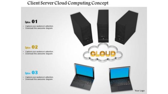 Stock Photo Client Server Cloud Computing Concept PowerPoint Slide Stock Photo Client Server Cloud Computing Concept PowerPoint Slide