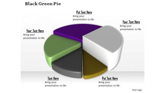 Stock Photo Colorful 3d Pie Chart For Business Result PowerPoint Slide Stock Photo Colorful 3d Pie Chart For Business Result PowerPoint Slide