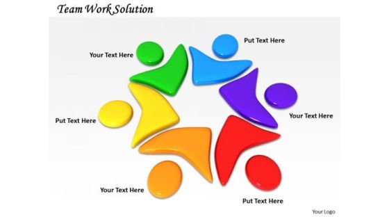 Stock Photo Colorful Human Icon For Team Work Pwerpoint Slide Stock Photo Colorful Human Icon For Team Work Pwerpoint Slide