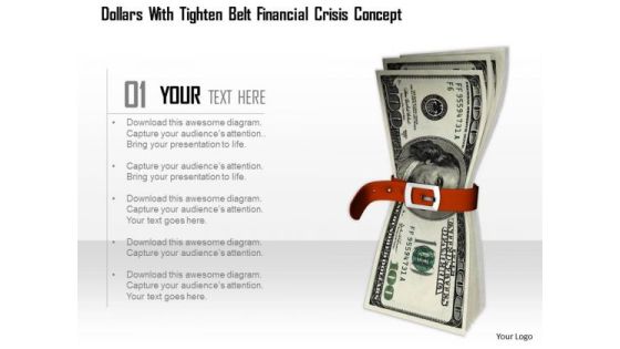 Stock Photo Conceptual Image Of Financial Crisis PowerPoint Slide