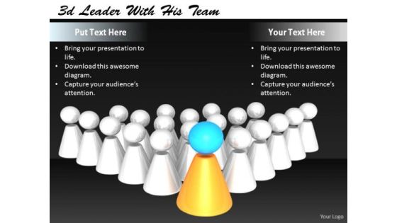 Stock Photo Corporate Business Strategy 3d Leader With His Team Images Stock Photo Corporate Business Strategy 3d Leader With His Team Images