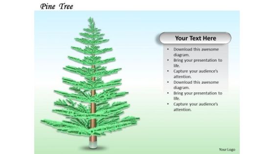 Stock Photo Creative Design Of Pine Tree PowerPoint Slide Stock Photo Creative Design Of Pine Tree PowerPoint Slide