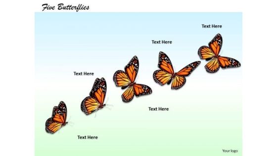 Stock Photo Creative Marketing Concepts Series Of Five Butterflies Business Pictures Images Stock Photo Creative Marketing Concepts Series Of Five Butterflies Business Pictures Images