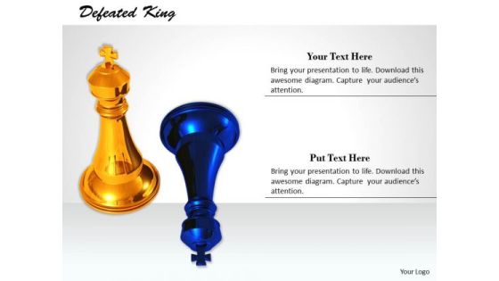 Stock Photo Defeat In Chess Conceptual Image PowerPoint Slide Stock Photo Defeat In Chess Conceptual Image PowerPoint Slide