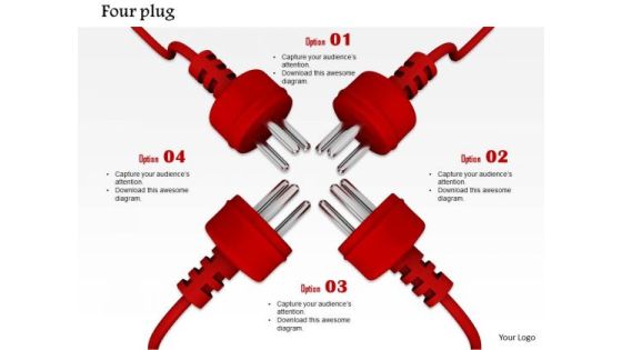 Stock Photo Design Of Red Plugs Team Unity Concept PowerPoint Slide Stock Photo Design Of Red Plugs Team Unity Concept PowerPoint Slide