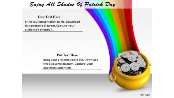 Stock Photo Enjoy All Shades Of Patrick Day PowerPoint Template Stock Photo Enjoy All Shades Of Patrick Day PowerPoint Template