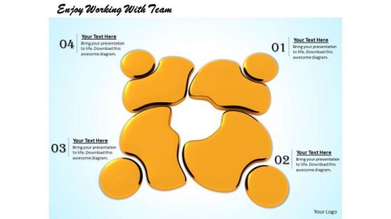 Stock Photo Enjoy Working With Team PowerPoint Template Stock Photo Enjoy Working With Team PowerPoint Template