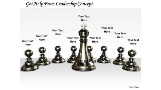 Stock Photo Get Help From Leadership Concept PowerPoint Template Stock Photo Get Help From Leadership Concept PowerPoint Template