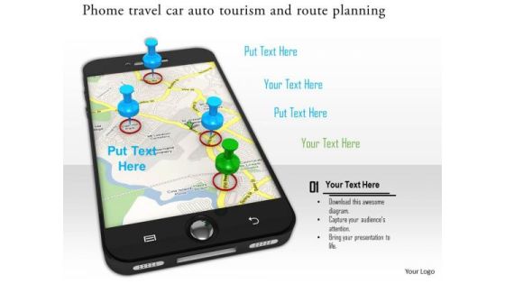 Stock Photo Gps Service For Route Planning PowerPoint Slide Stock Photo Gps Service For Route Planning PowerPoint Slide