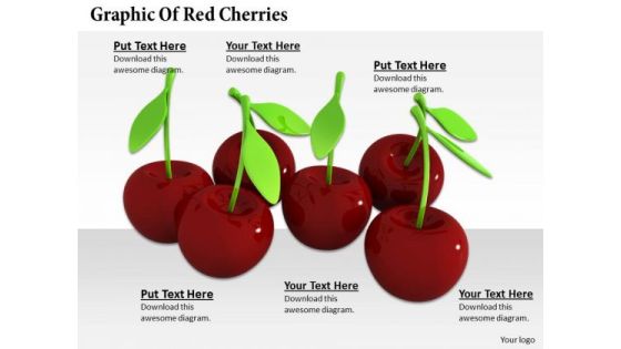 Stock Photo Graphic Of Red Cherries PowerPoint Template Stock Photo Graphic Of Red Cherries PowerPoint Template