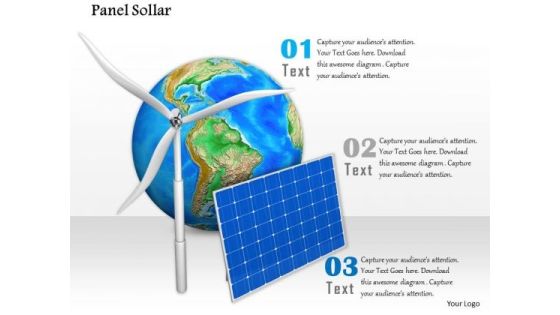 Stock Photo Graphics Of Windmill With Solar Panel PowerPoint Slide Stock Photo Graphics Of Windmill With Solar Panel PowerPoint Slide