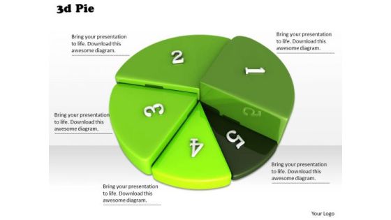 Stock Photo Green 3d Pie Chart For Result Analysis PowerPoint Slide Stock Photo Green 3d Pie Chart For Result Analysis PowerPoint Slide