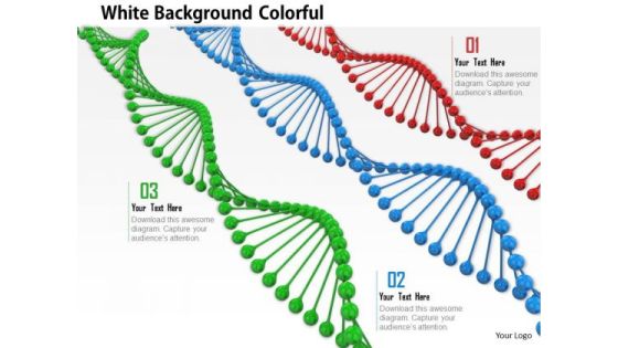 Stock Photo Green Blue Red Dna Strands PowerPoint Slide Stock Photo Green Blue Red Dna Strands PowerPoint Slide