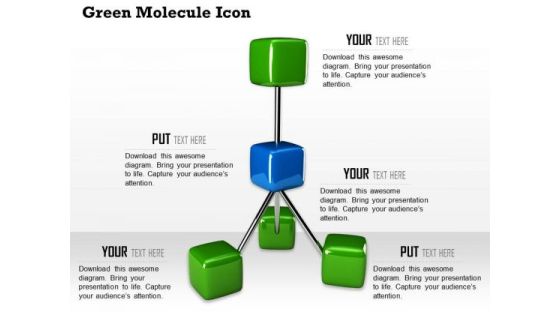 Stock Photo Green Molecule Icons Structured Solid Process PowerPoint Slide Stock Photo Green Molecule Icons Structured Solid Process PowerPoint Slide