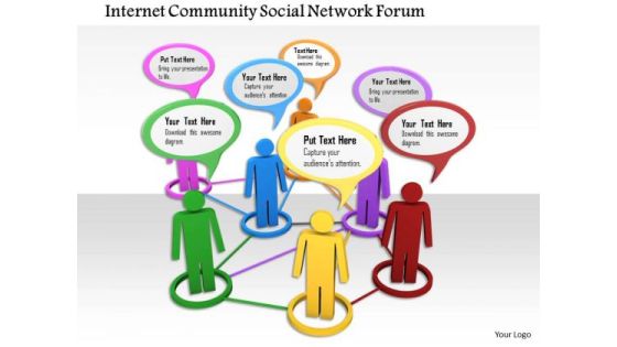 Stock Photo Group Of People For Social Networking PowerPoint Slide Stock Photo Group Of People For Social Networking PowerPoint Slide