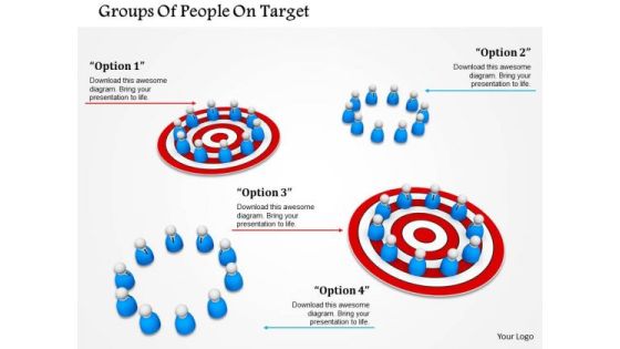 Stock Photo Groups Of People On Target PowerPoint Slide Stock Photo Groups Of People On Target PowerPoint Slide