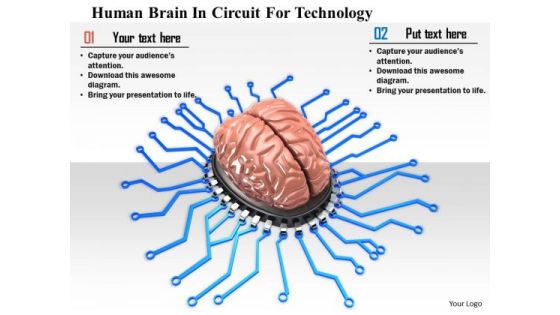 Stock Photo Human Brain In Circuit For Technology Image Graphics For PowerPoint Slide Stock Photo Human Brain In Circuit For Technology Image Graphics For PowerPoint Slide