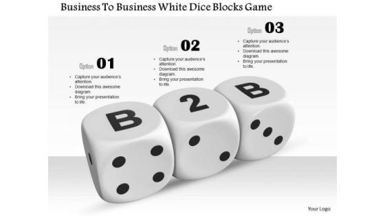 Stock Photo Illustration Of B2b Marketing Strategy PowerPoint Slide