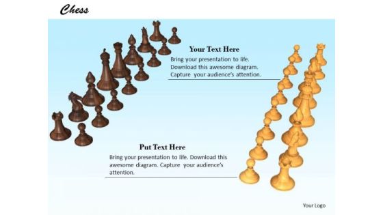 Stock Photo Illustration Of Chess Teams PowerPoint Slide Stock Photo Illustration Of Chess Teams PowerPoint Slide