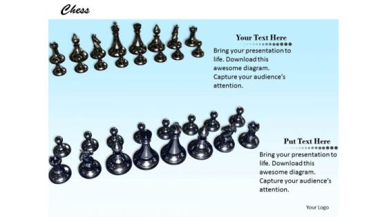 Stock Photo Illustration Of Chess Teams Strategy Concept PowerPoint Slide Stock Photo Illustration Of Chess Teams Strategy Concept PowerPoint Slide