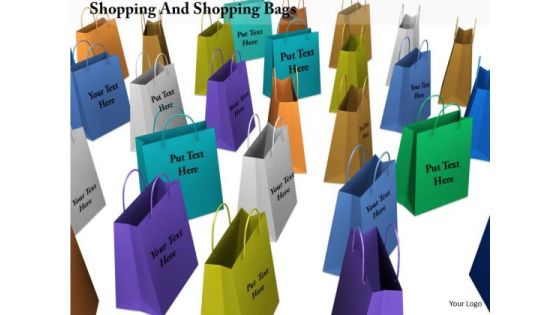 Stock Photo Illustration Of Colorful Shopping Bags PowerPoint Slide Stock Photo Illustration Of Colorful Shopping Bags PowerPoint Slide