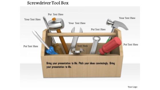 Stock Photo Illustration Of Mechanic Tools Box PowerPoint Slide Stock Photo Illustration Of Mechanic Tools Box PowerPoint Slide