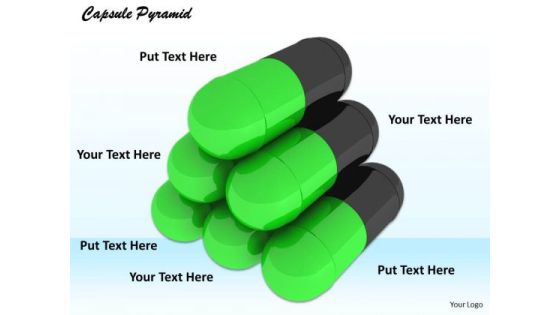 Stock Photo Illustration Of Medicine Capsules PowerPoint Slide