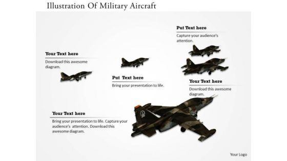 Stock Photo Illustration Of Military Aircraft PowerPoint Slide Stock Photo Illustration Of Military Aircraft PowerPoint Slide