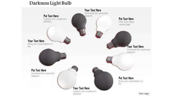 Stock Photo Illustration Of On Off Light Bulbs PowerPoint Slide Stock Photo Illustration Of On Off Light Bulbs PowerPoint Slide