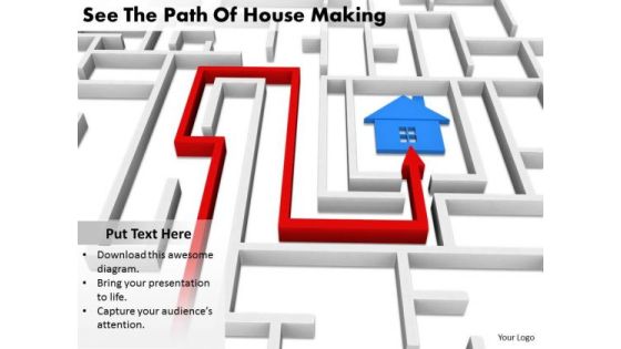 Stock Photo Innovative Marketing Concepts See The Path Of House Making Business Clipart Stock Photo Innovative Marketing Concepts See The Path Of House Making Business Clipart