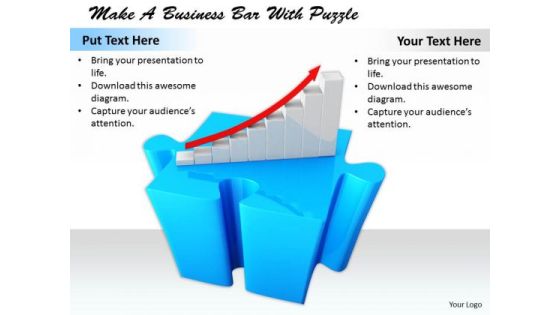 Stock Photo Internet Business Strategy Make Bar With Puzzle Images And Graphics Stock Photo Internet Business Strategy Make Bar With Puzzle Images And Graphics