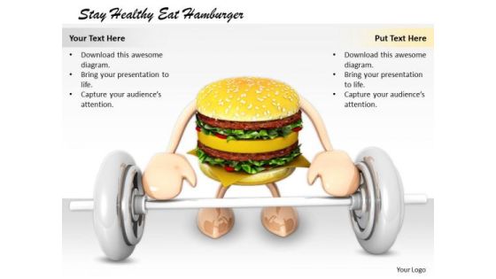 Stock Photo It Business Strategy Stay Healthy Eat Hamburger Images Stock Photo It Business Strategy Stay Healthy Eat Hamburger Images