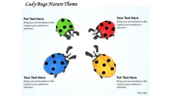 Stock Photo Lady Bugs Nature Theme PowerPoint Template Stock Photo Lady Bugs Nature Theme PowerPoint Template