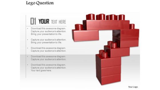 Stock Photo Lego Design Of Question Mark PowerPoint Slide Stock Photo Lego Design Of Question Mark PowerPoint Slide