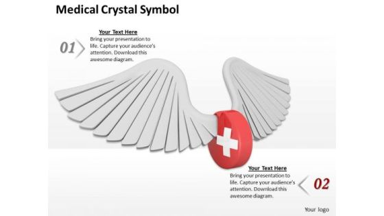 Stock Photo Medical Crystal Symbol PowerPoint Slide Stock Photo Medical Crystal Symbol PowerPoint Slide