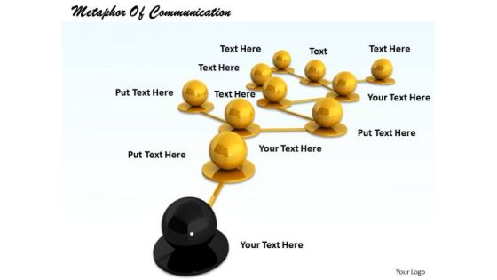 Stock Photo Metaphor Of Communication PowerPoint Slide Stock Photo Metaphor Of Communication PowerPoint Slide