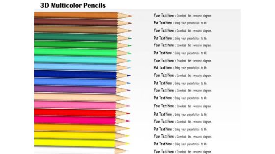 Stock Photo Multicolored Pencils In Vertical Order PowerPoint Slide Stock Photo Multicolored Pencils In Vertical Order PowerPoint Slide
