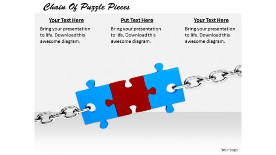 Stock Photo New Business Strategy Chain Of Puzzle Pieces Pictures Stock Photo New Business Strategy Chain Of Puzzle Pieces Pictures
